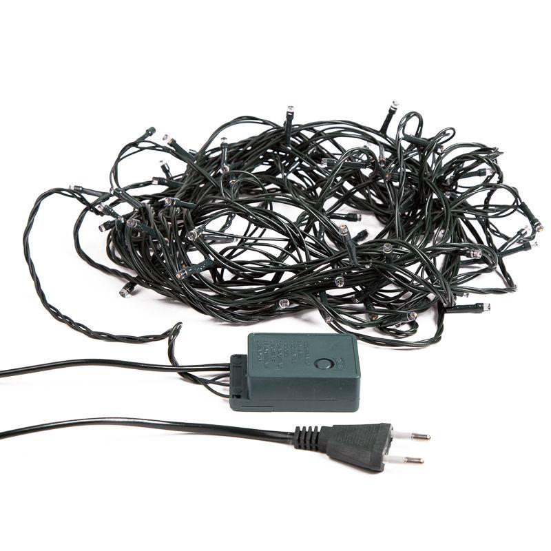 Гирлянда "ТВИНКЛ ЛАЙТ LED" (с контроллером 8 режимов) 20м 160LED 10Вт 220В IP44 мульти. NEON-NIGHT 303-119