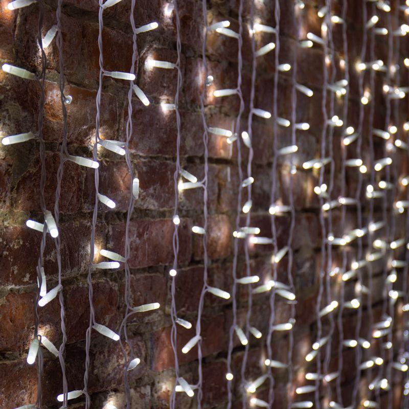 Гирлянда Дождь "ПЛЕЙ-ЛАЙТ" 2х3м 760LED 45Вт 220В IP44 бел.; флешинг бел. провод NEON-NIGHT 235-211