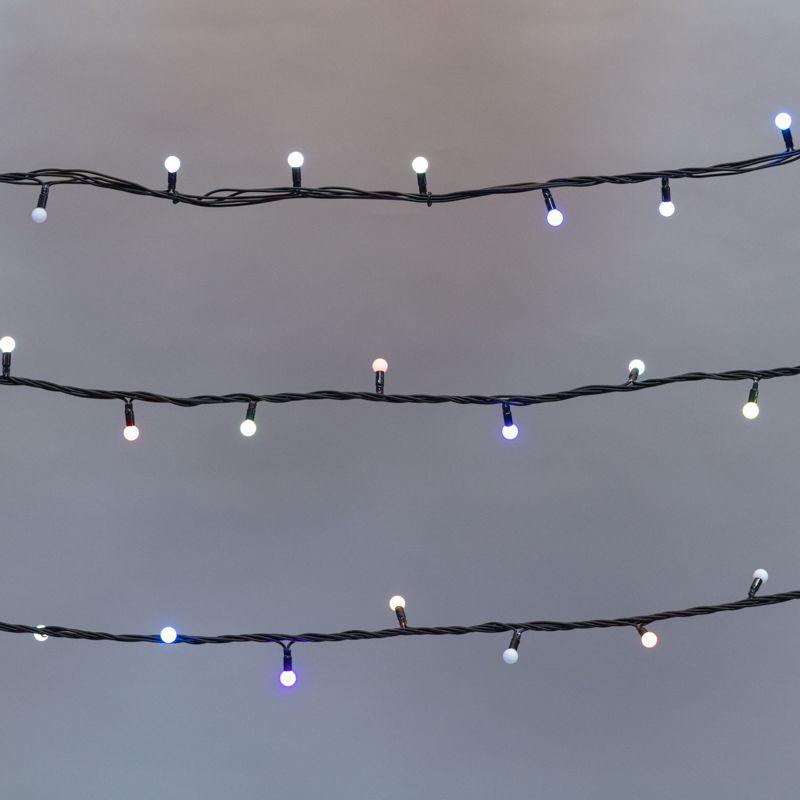Гирлянда "LED ШАРИКИ" 20мх1.3 см 200LED 58Вт 220В IP44 мульти. NEON-NIGHT 303-509-1