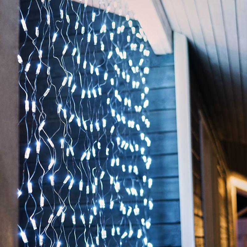 Гирлянда Сеть "НЕТ ЛАЙТ" 2.5мх2.5м 432LED 26Вт 220В IP44 черн. провод; бел. NEON-NIGHT 215-031