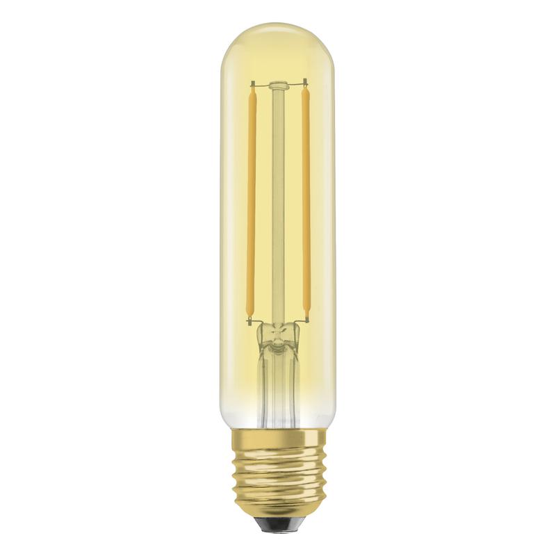 Лампа светодиодная филаментная 1906LED CL F25 2.8W/824 FIL GD FS1 E27 230В OSRAM 4058075808171