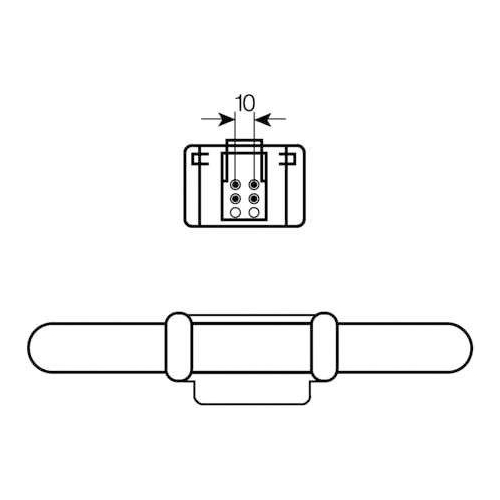 Лампа люминесцентная компакт. CFL SQUARE 38W/835 4-PIN GR10q OSRAM 4050300817026