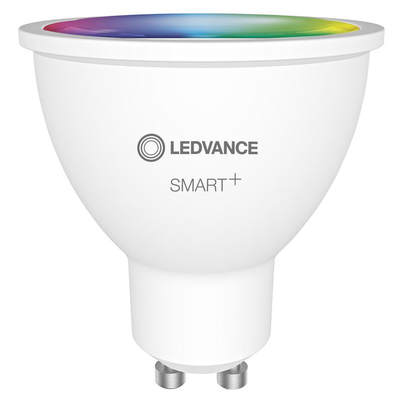 Лампа светодиодная SMART+ WiFi SPOT GU10 Multicolour 45град. 5Вт (замена 32Вт) 2700…6500К GU10 (уп.3шт) LEDVANCE 4058075486058