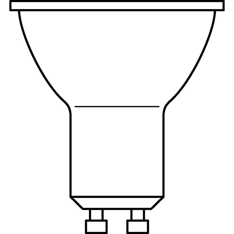 Лампа светодиодная LED Value LVPAR1675 10SW/865 10Вт GU10 230В 10х1RU OSRAM 4058075581869