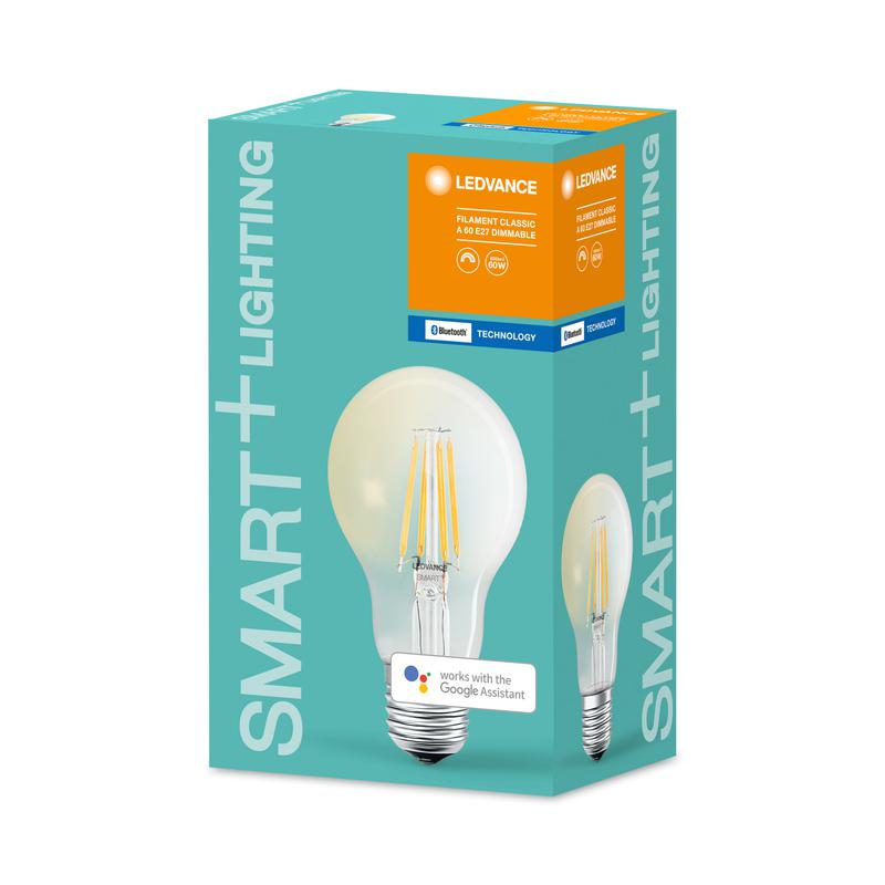 Лампа светодиодная SMART+ Filament Classic Dimmable 60 6Вт/2700К E27 LEDVANCE 4058075208551