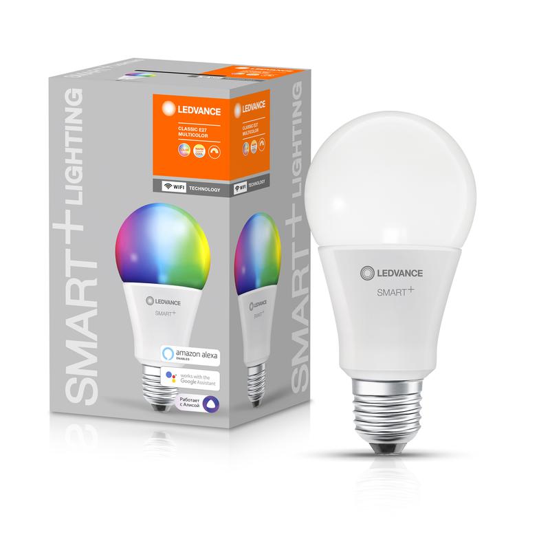 Лампа светодиодная SMART+ WiFi Classic Multicolour 100 14Вт/2700-6500К E27 LEDVANCE 4058075485518