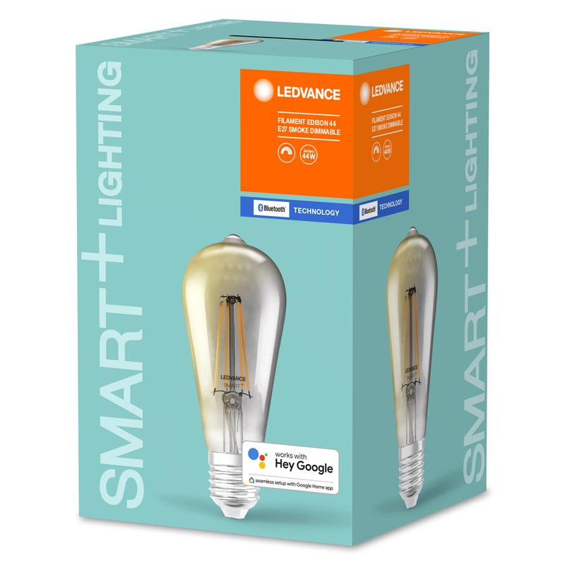 Лампа светодиодная SMART+ Filament Edison Dimmable 44 6Вт/2700К E27 LEDVANCE 4058075486140