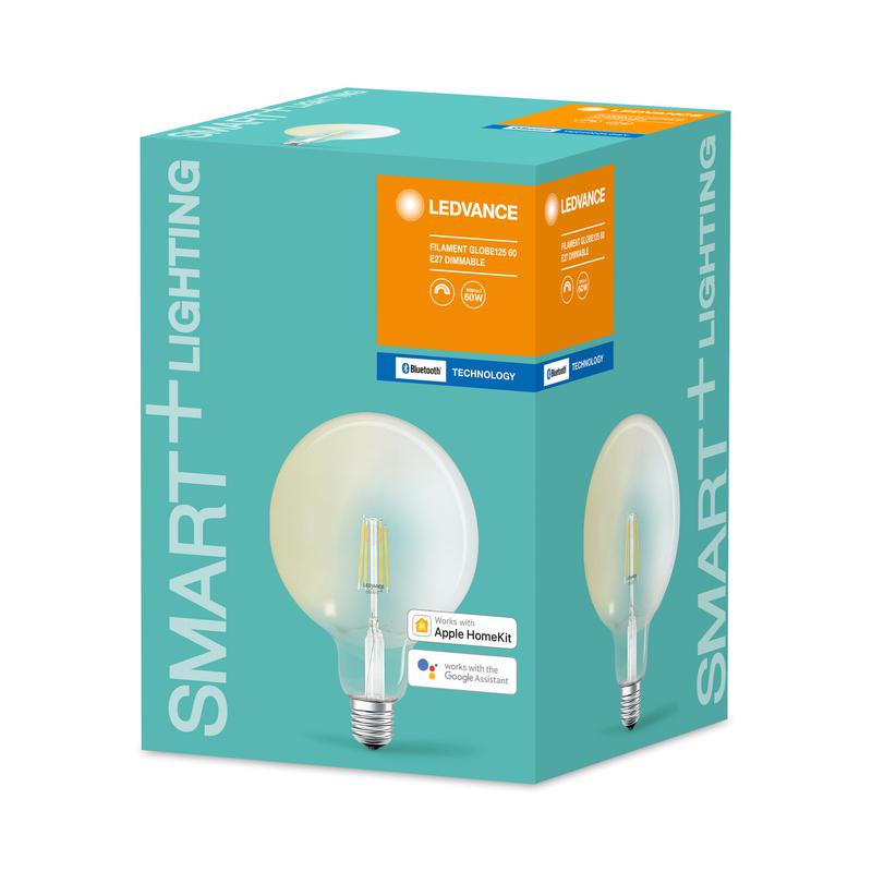 Лампа светодиодная SMART+ Filament Globe Dimmable 60 6Вт/2700К E27 LEDVANCE 4058075208568