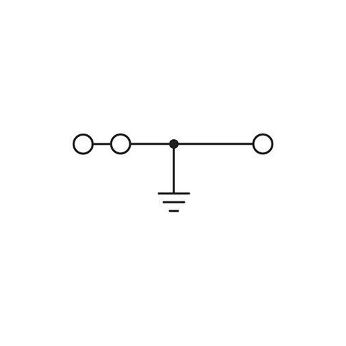 Клемма проходная заземления STS 4-TWIN-PE Phoenix Contact 3031678