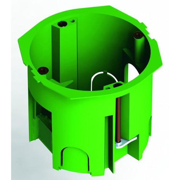 Коробка установочная СП 68х60 для гипсокарт. с метал. лапками HEGEL КУ1205