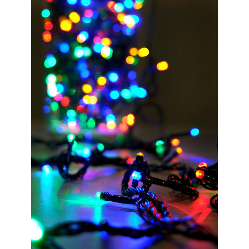 Гирлянда LD100C-GM 100 светодиод. LED 8 реж. 10м разноцв. SHLights 4607144116770