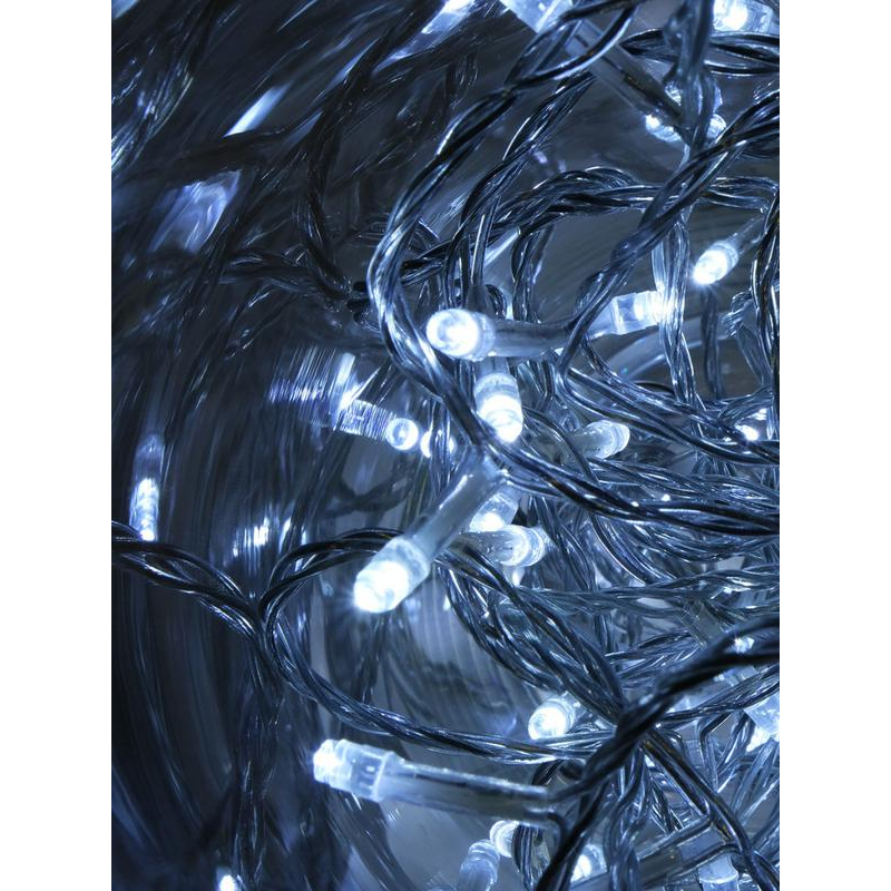 Гирлянда светодиодная LD120-W-E 120 с доп. подключ. до 20 доп. модулей 12м бел. SHLights 4607144111676