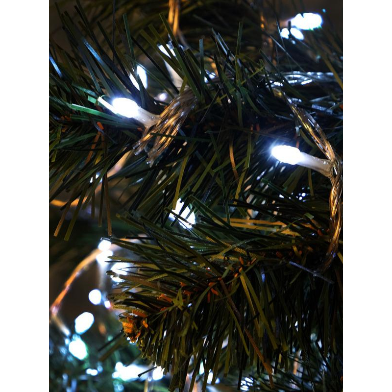 Гирлянда светодиодная LD120-W-E 120 с доп. подключ. до 20 доп. модулей 12м бел. SHLights 4607144111676