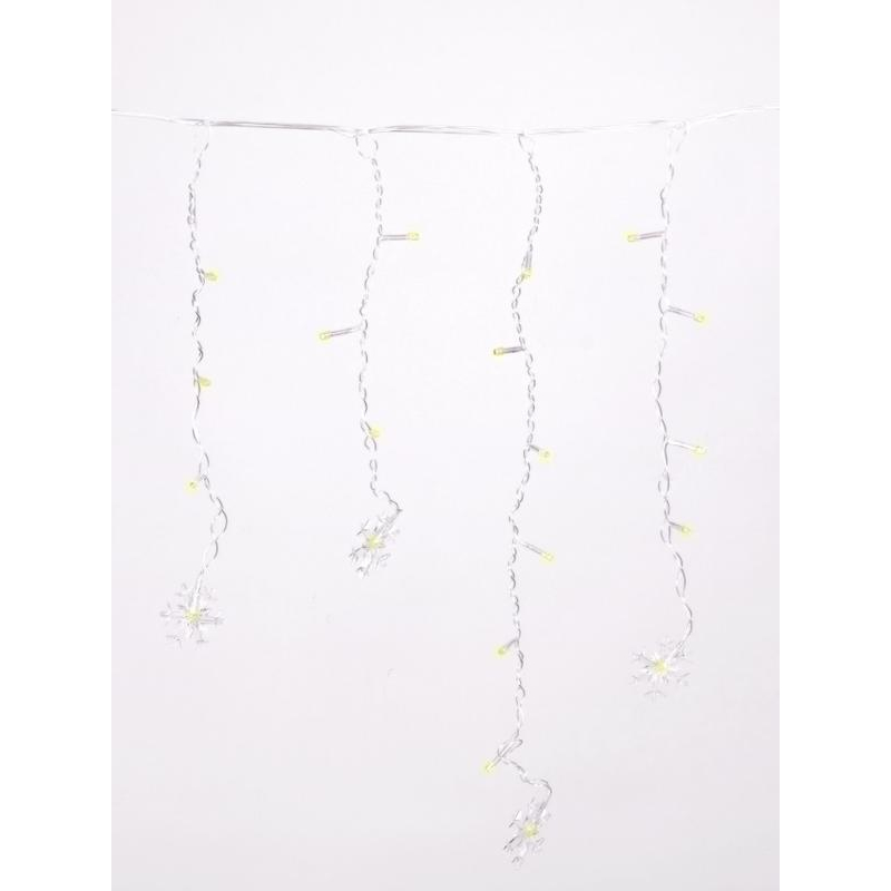 Гирлянда "Бахрома" DICLD-100WW-C 100 теплых бел. светодиодов 1.7х0.5м с насадками SHLights 4690601047205