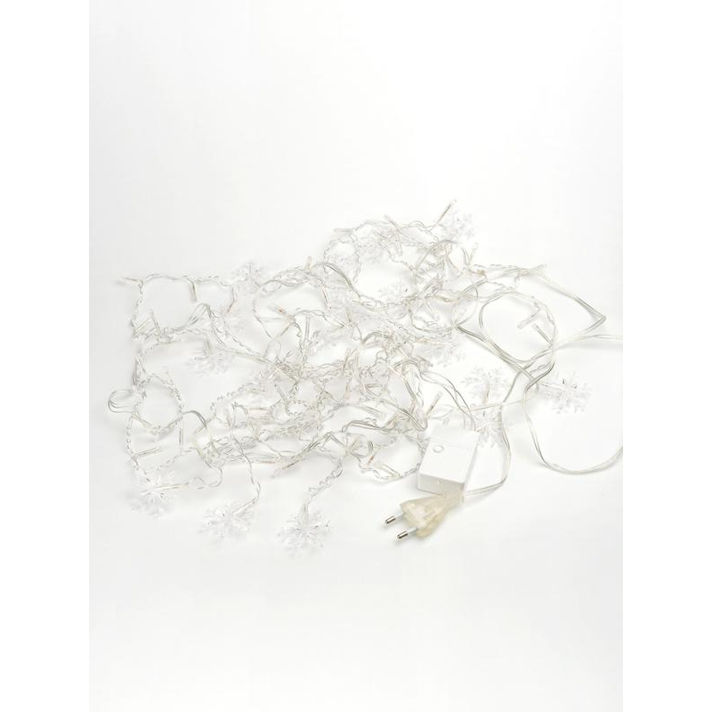 Гирлянда "Бахрома" DICLD-100WW-C 100 теплых бел. светодиодов 1.7х0.5м с насадками SHLights 4690601047205