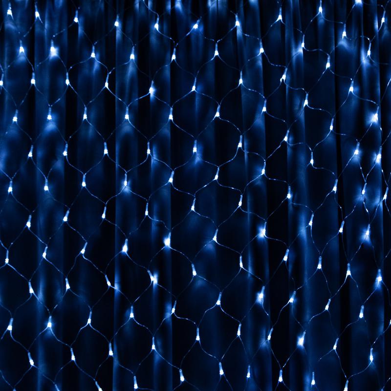 Гирлянда "Сеть" NTLD300-W-E 300LED 2х1.5 бел. SHlights 4610003328597