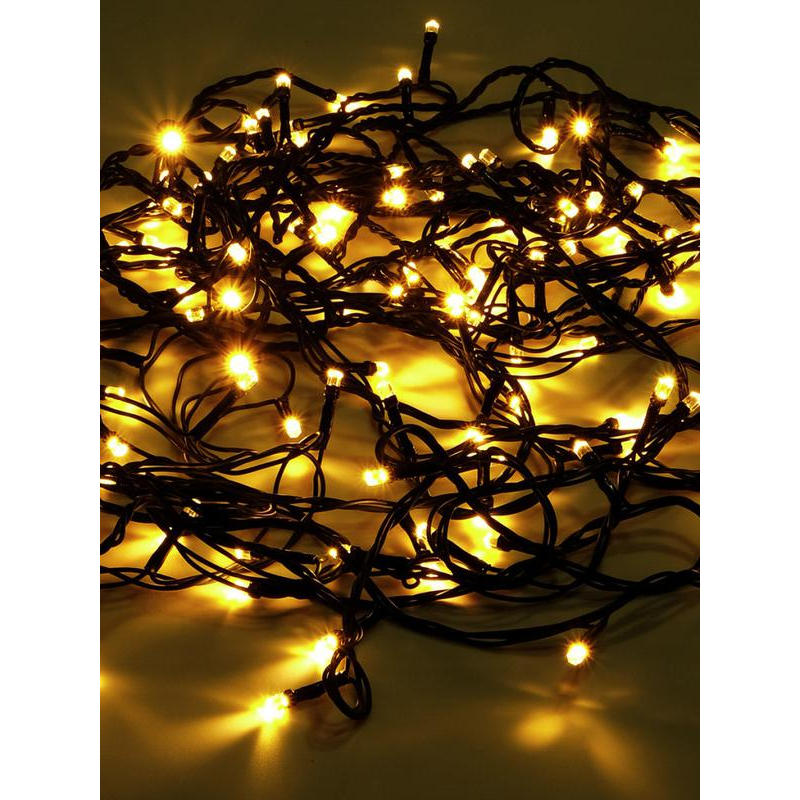 Гирлянда "Кристалл" DC-ILD120-CGL 120LED 12м 220В с контроллером зол. Shlights 4690601042798