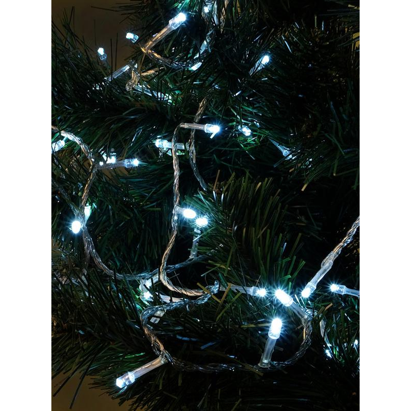 Гирлянда ILD100C-TW 100LED бел. 5м провод прозр. Shlights 4690601042750