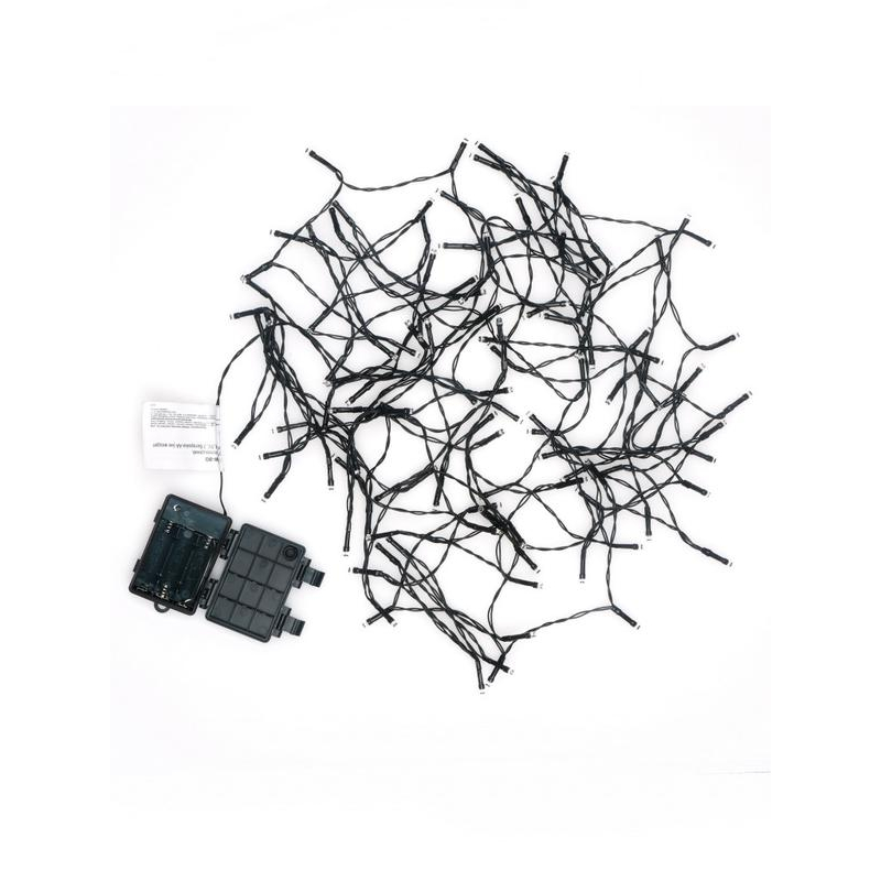 Гирлянда светодиодная "Нить" 200 LED мульти 20м уличная 8 режимов элементы питания 3хAA SHLights 4690601045447