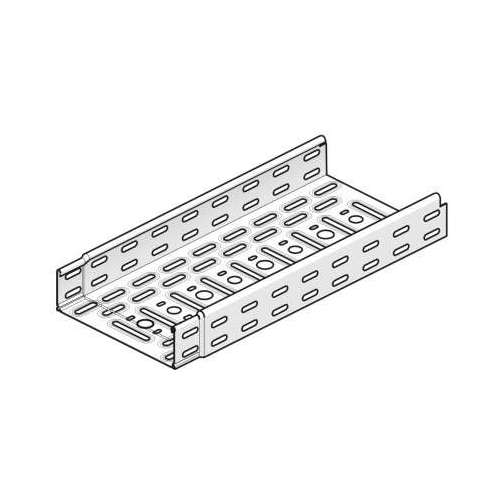 Лоток листовой перфорированный 400х60 L3000 сталь 1мм VERGOKAN KBSI60.400.100