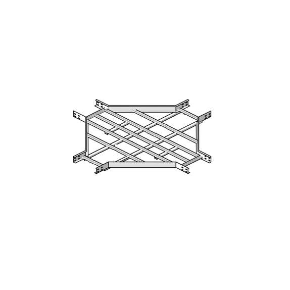 Ответвитель для лотка Х-образ. горизонт. для лотка KL 300х60 "V" KLK 60x300