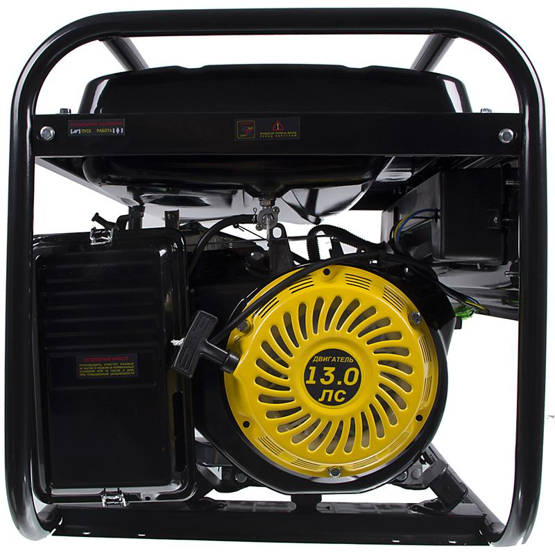 Бензогенератор DY5000L 1ф 4000Вт ручной стартер HUTER 64/1/5