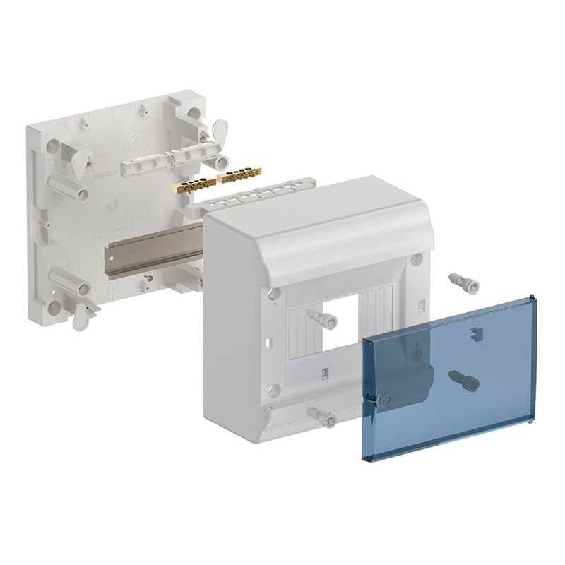 PRIME Корпус пластиковый ЩРН-П-6 модулей навесной белый IP41 IEK