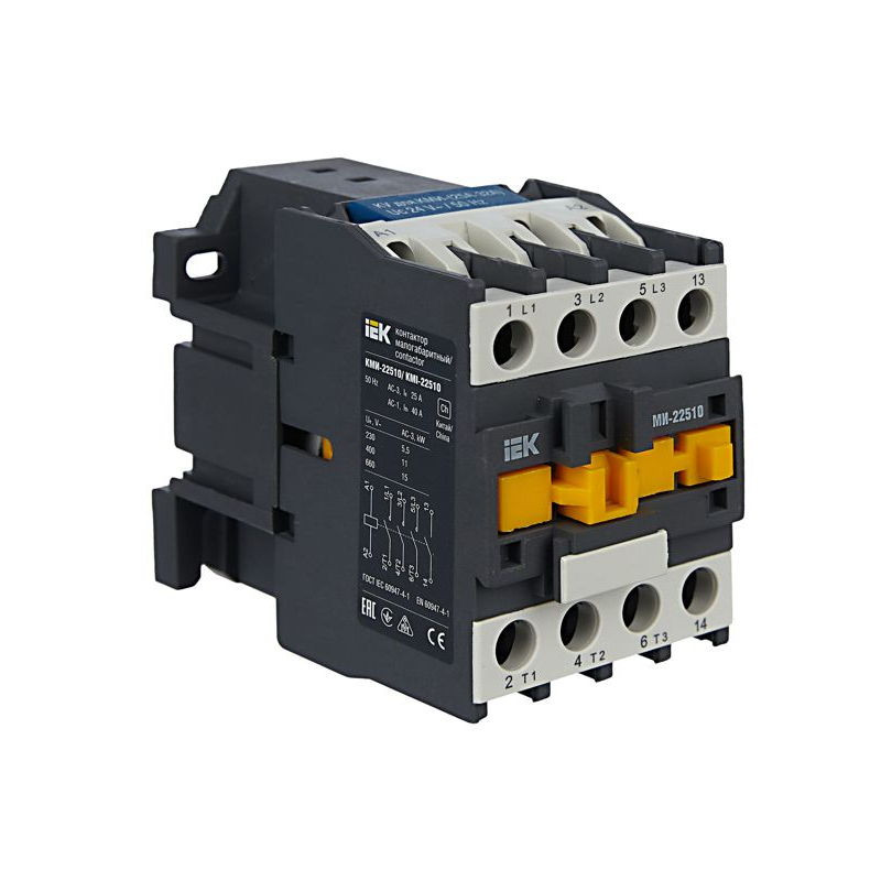 Контактор КМИ-22510 25А 24В/АС3 1NO IEK