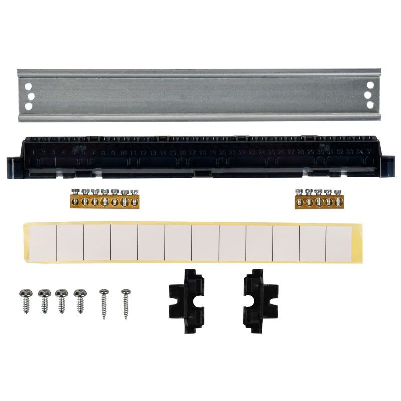 TEKFOR Корпус пластиковый ЩРН-П-12 IP41 черная прозрачная дверь IEK