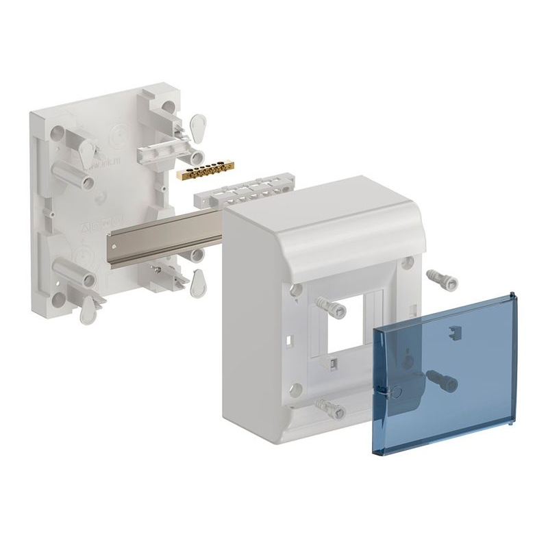 PRIME Корпус пластиковый ЩРН-П-4 модуля навесной белый IP41 IEK