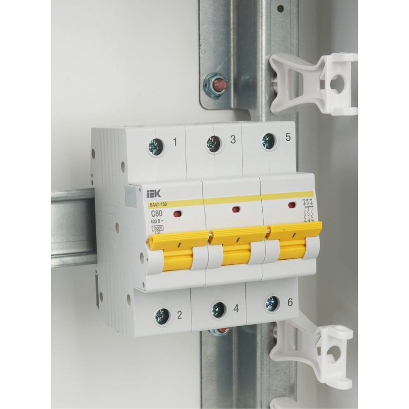 KARAT Автоматический выключатель ВА47-150 3P C 80А 15кА IEK