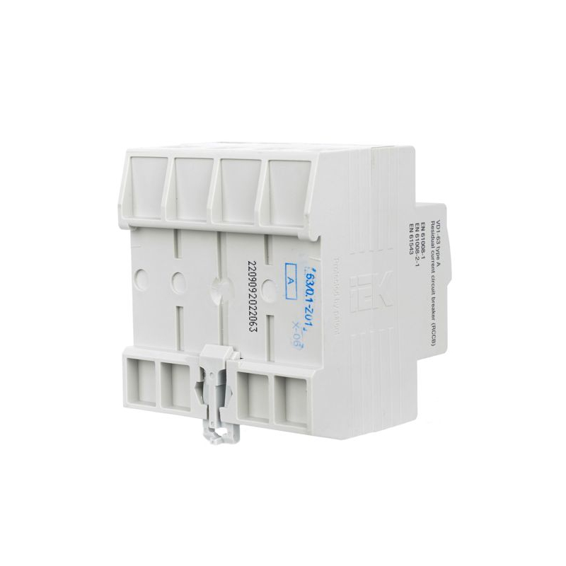 Выключатель дифференциальный (УЗО) ВД1-63 4Р 63А 100мА тип А IEK