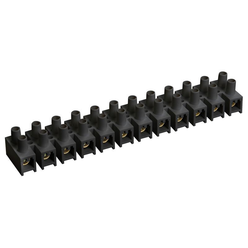 Зажим контактный винтовой ЗВИ-150 н/г 16-35мм2 12пар черный IEK Зажим контактный винтовой ЗВИ-150 н/г 16-35мм2 12пар черный IEK