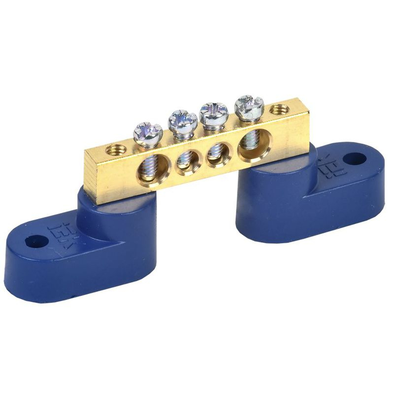 Шина N ноль на двух угловых изоляторах ШНИ-6х9-4-У2-С IEK