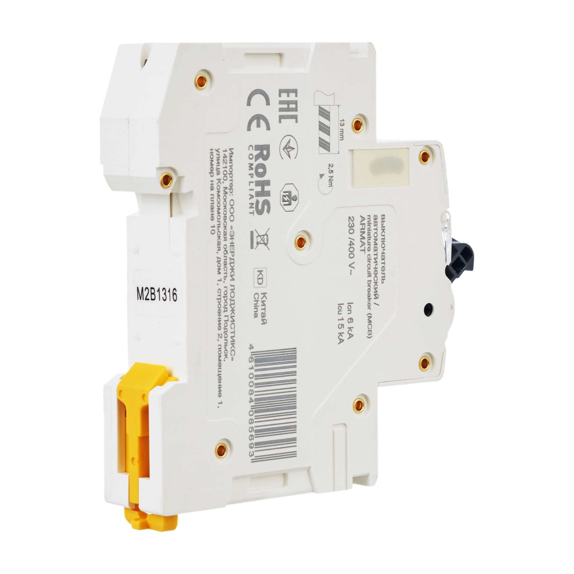 ARMAT Автоматический выключатель M06N 1P B 13А IEK