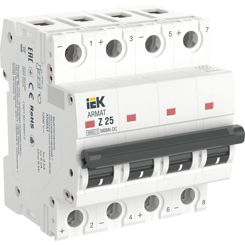 ARMAT Автоматический выключатель M06N-DC 4P Z 25А IEK