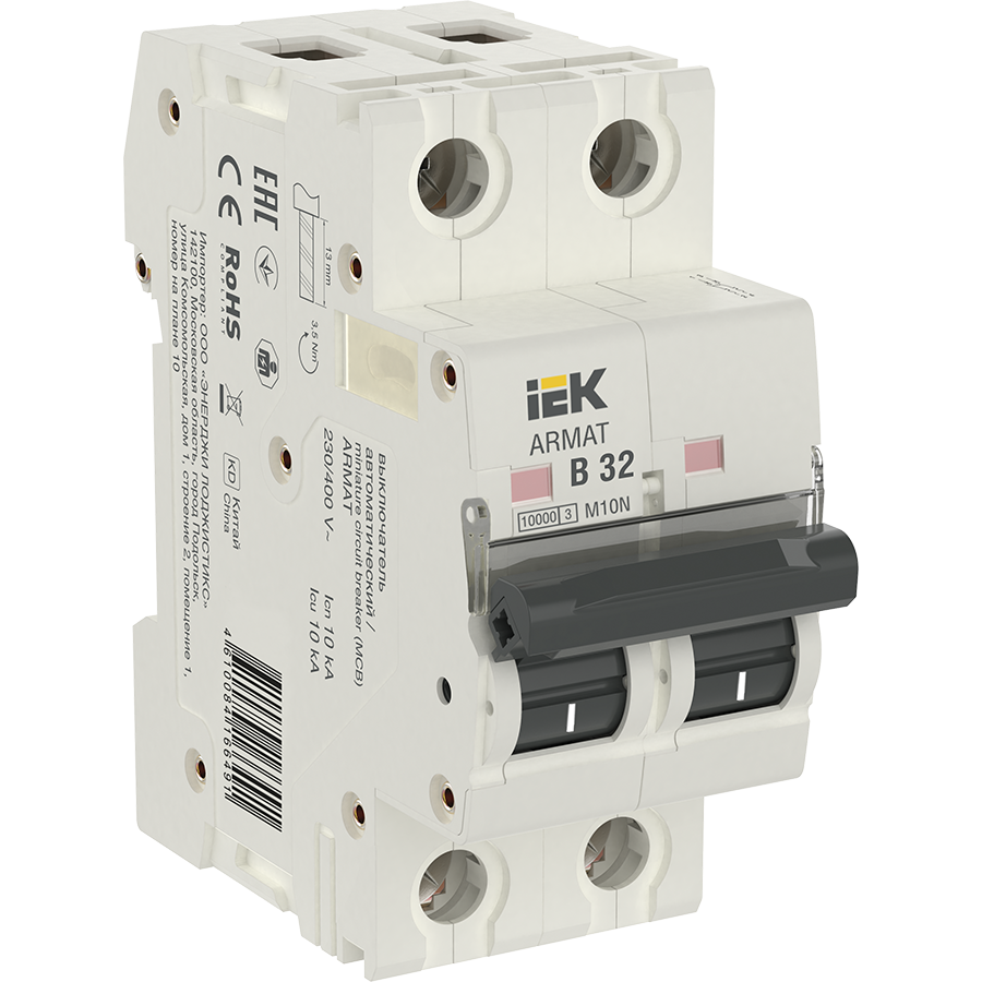 ARMAT Автоматический выключатель M10N 2P B 32А IEK