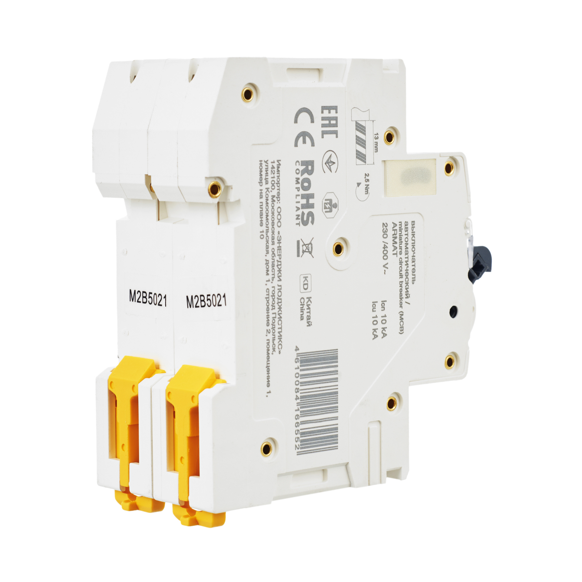 ARMAT Автоматический выключатель M10N 2P B 50А IEK
