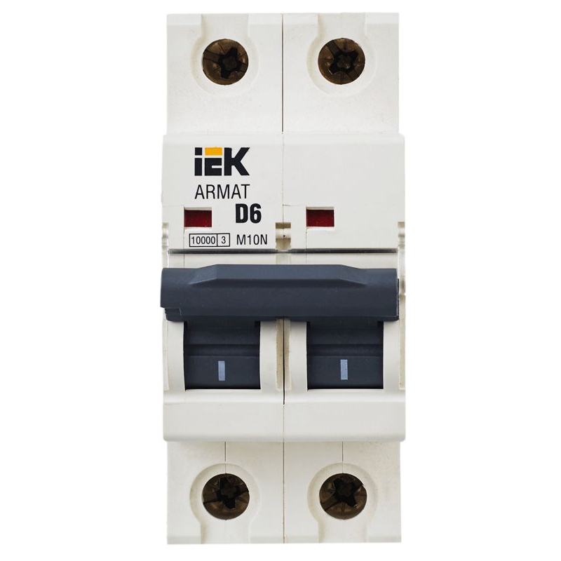 ARMAT Автоматический выключатель M10N 2P D 6А IEK
