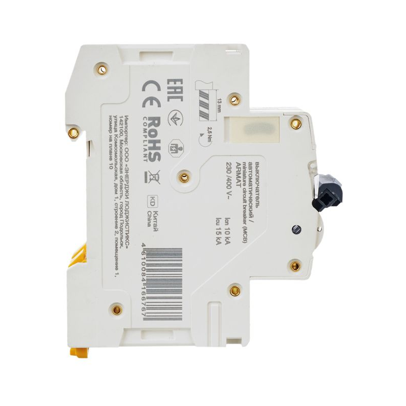 ARMAT Автоматический выключатель M10N 2P D 6А IEK