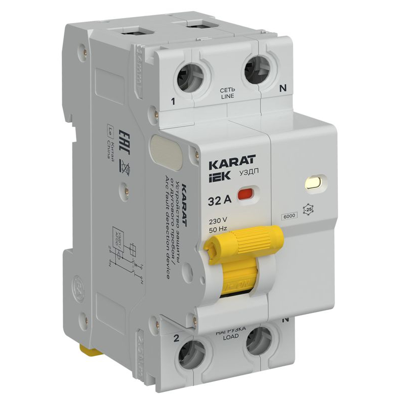 KARAT Устройство защиты от дугового пробоя 1P+N 32A IEK