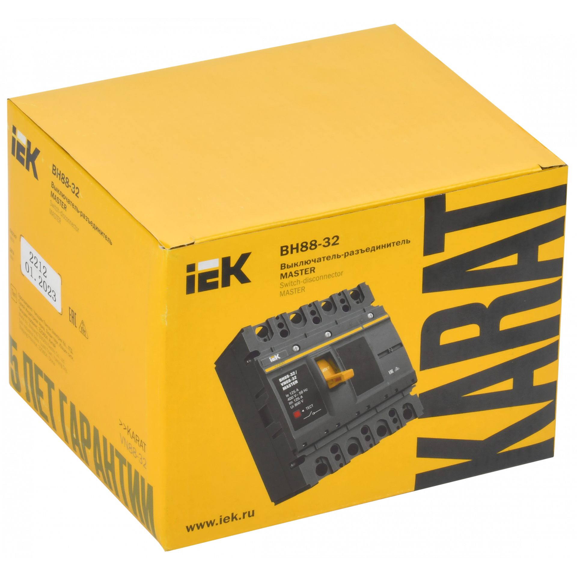KARAT MASTER Выключатель-разъединитель ВН88-32 4P 125А IEK