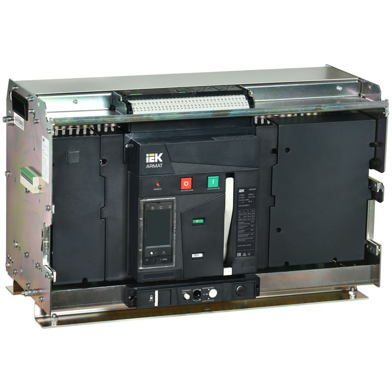 ARMAT AR-A6X TT50 3P W VR Выключатель автоматический воздушный 150кА расцепитель TT 5000А 3P выдвижной с аксессуарами ~220-240В: реле отключения, реле включения, моторный привод IEK