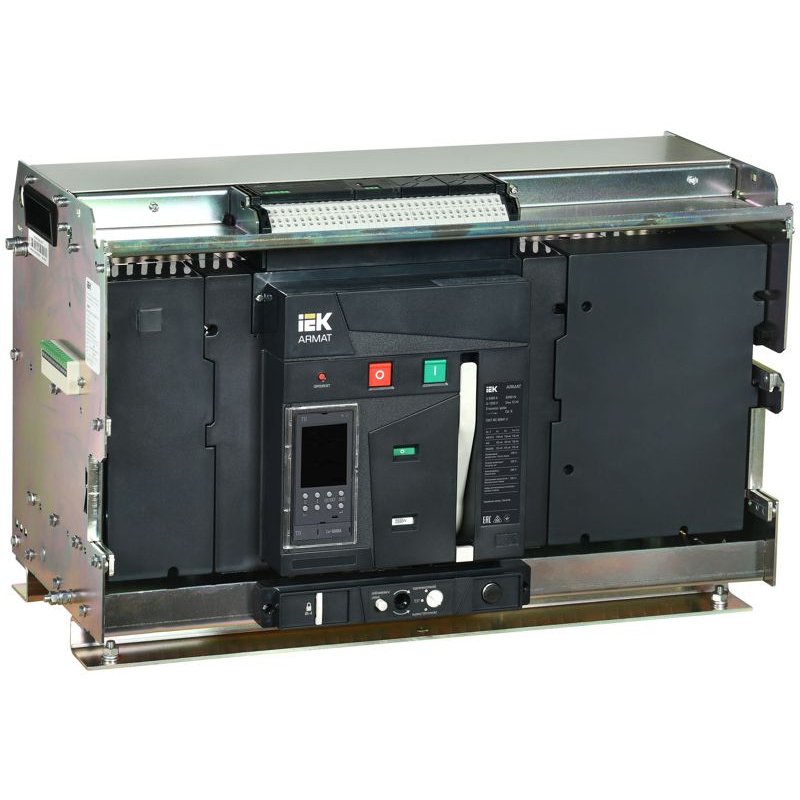 ARMAT AR-A6X TD63 3P W VR Выключатель автоматический воздушный 150кА расцепитель TD 6300А 3P выдвижной с аксессуарами ~220-240В: реле отключения, реле включения, моторный привод IEK