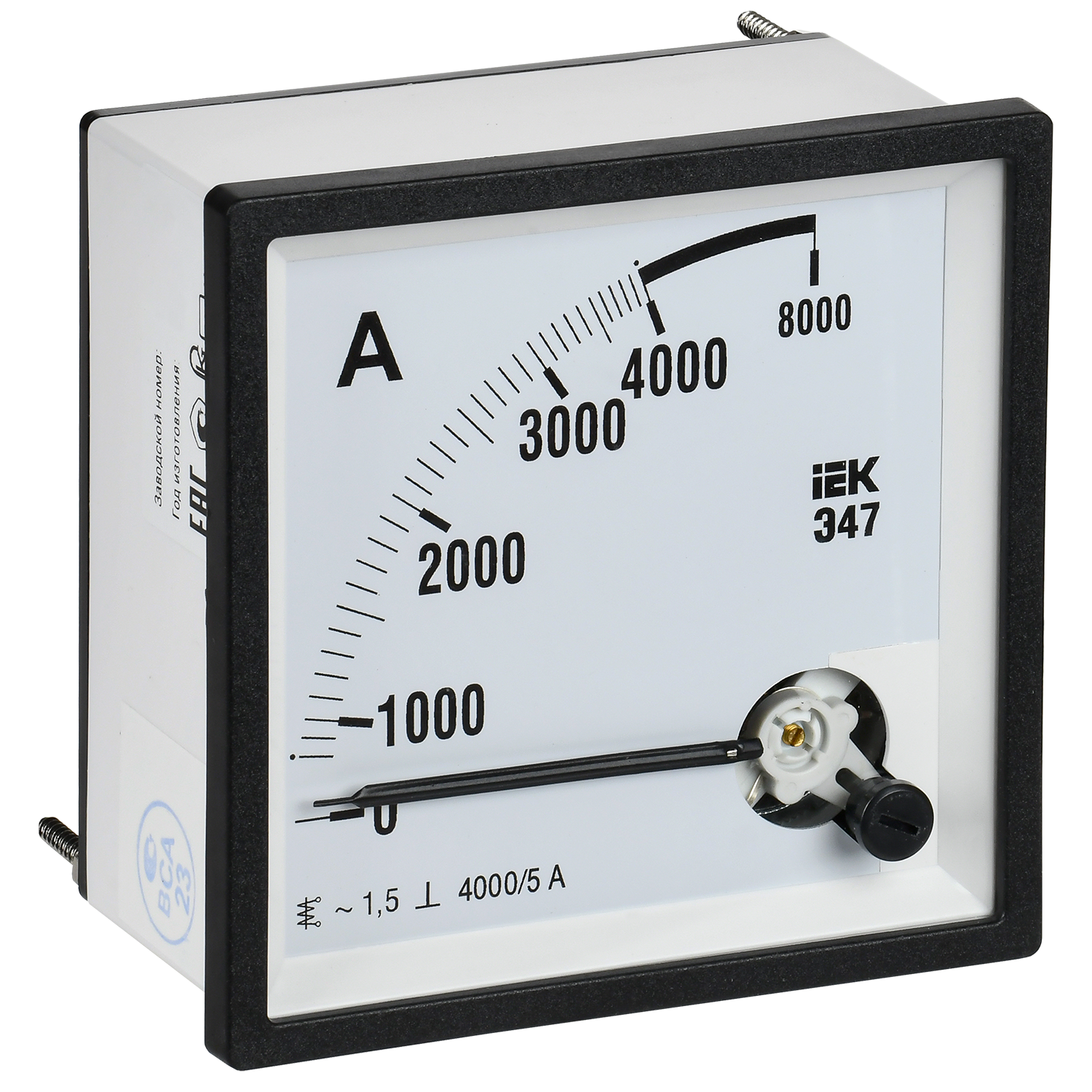 Амперметр Э47 4000/5А класс точности 1,5 96х96мм IEK