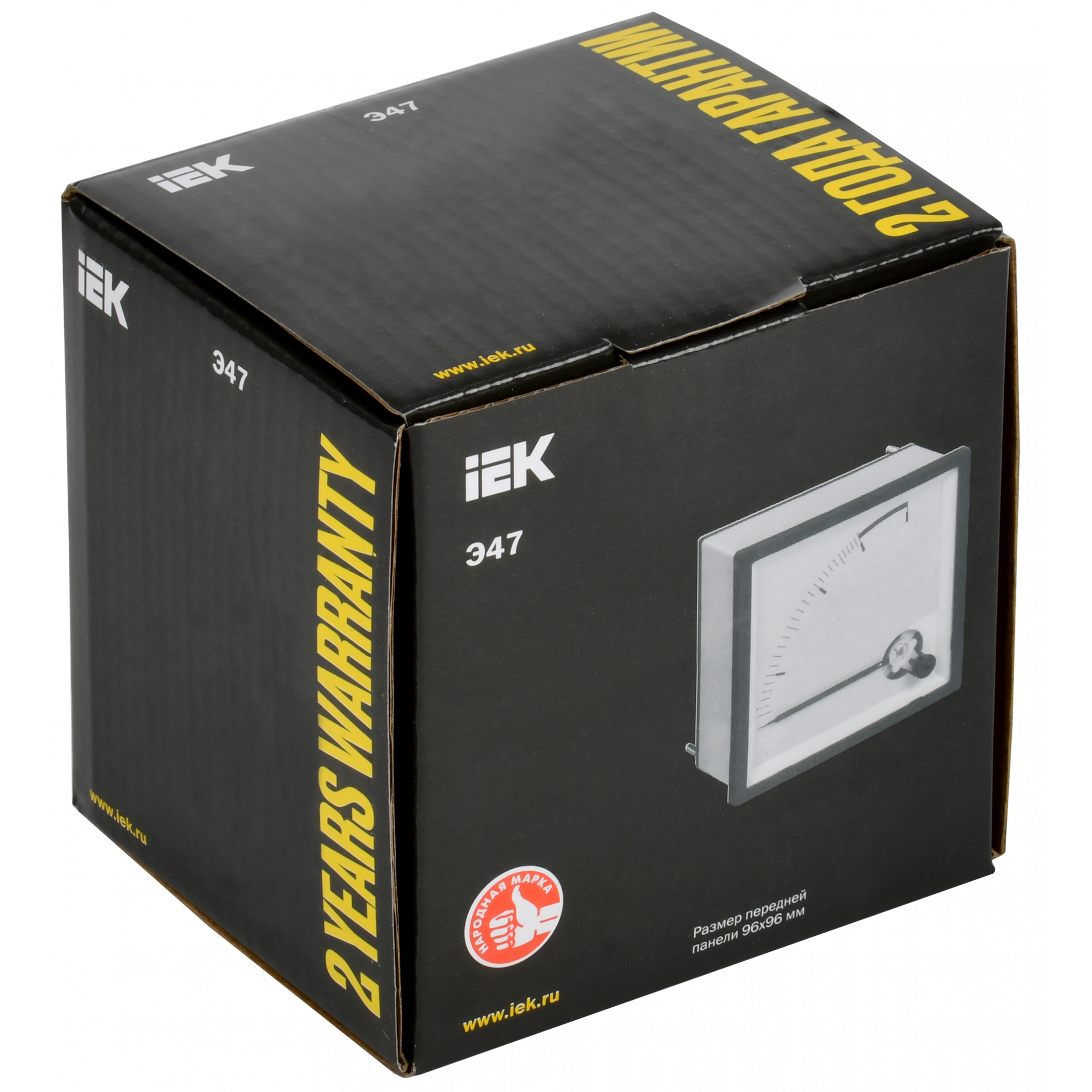 Амперметр Э47 6000/5А класс точности 1,5 96х96мм IEK
