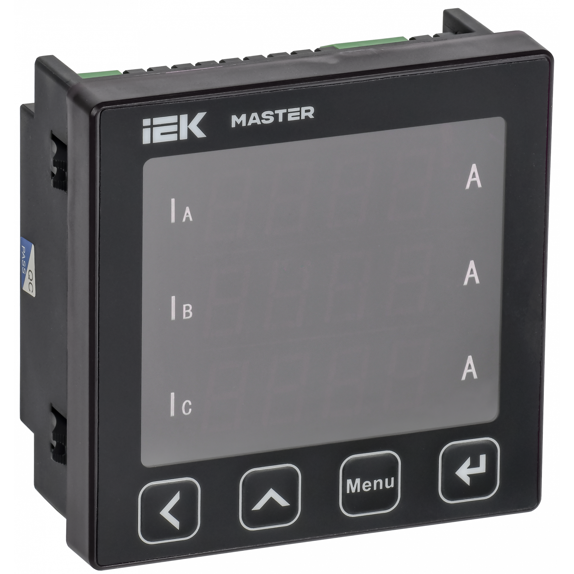 Амперметр цифровой щитовой трехфазный RS-485 96х96 LED MASTER IEK