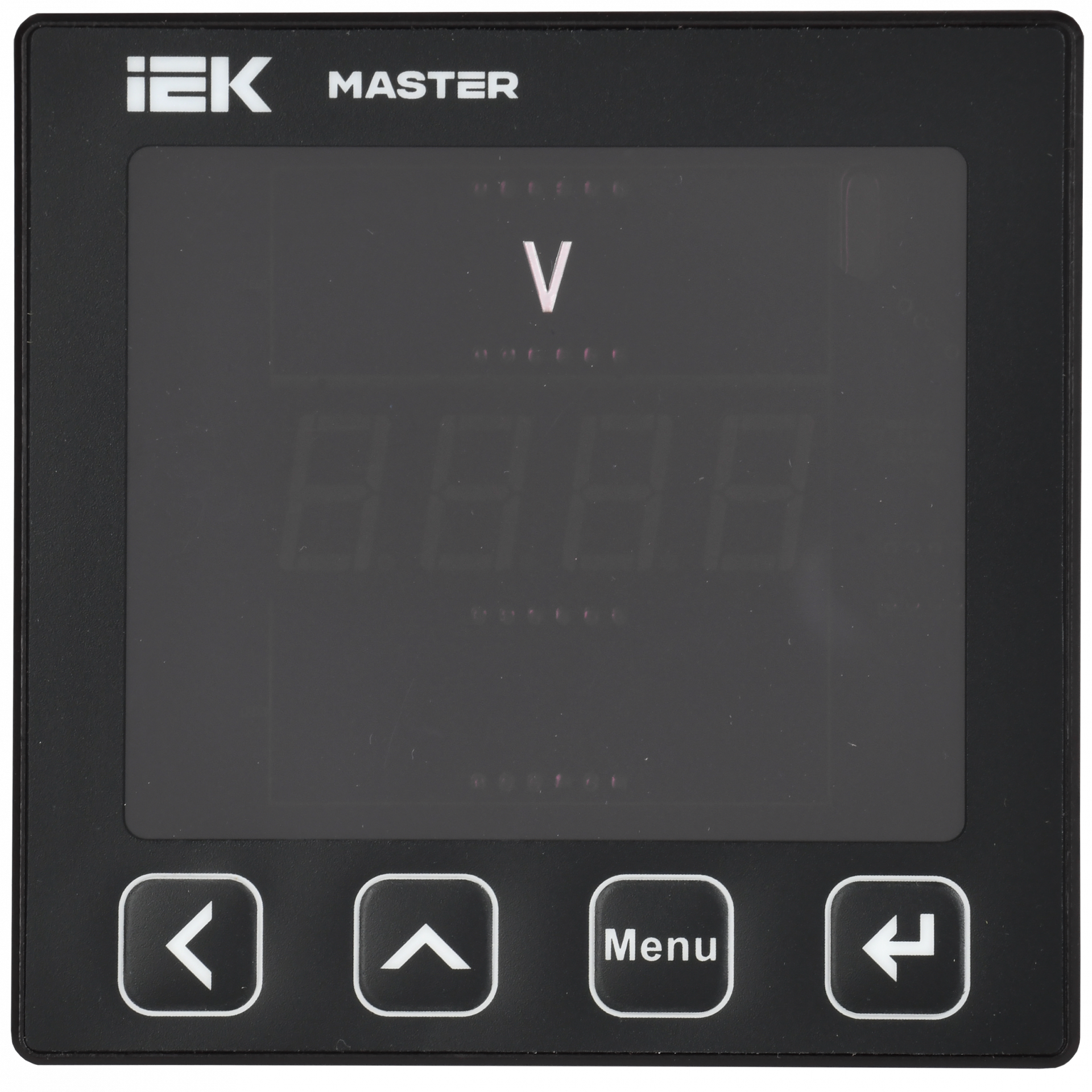 Вольтметр цифровой щитовой однофазный RS-485 96х96 LED MASTER IEK