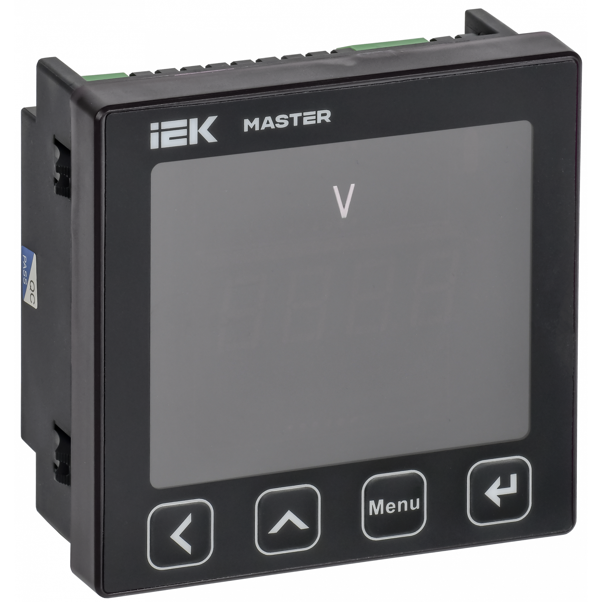 Вольтметр цифровой щитовой однофазный RS-485 96х96 LED MASTER IEK