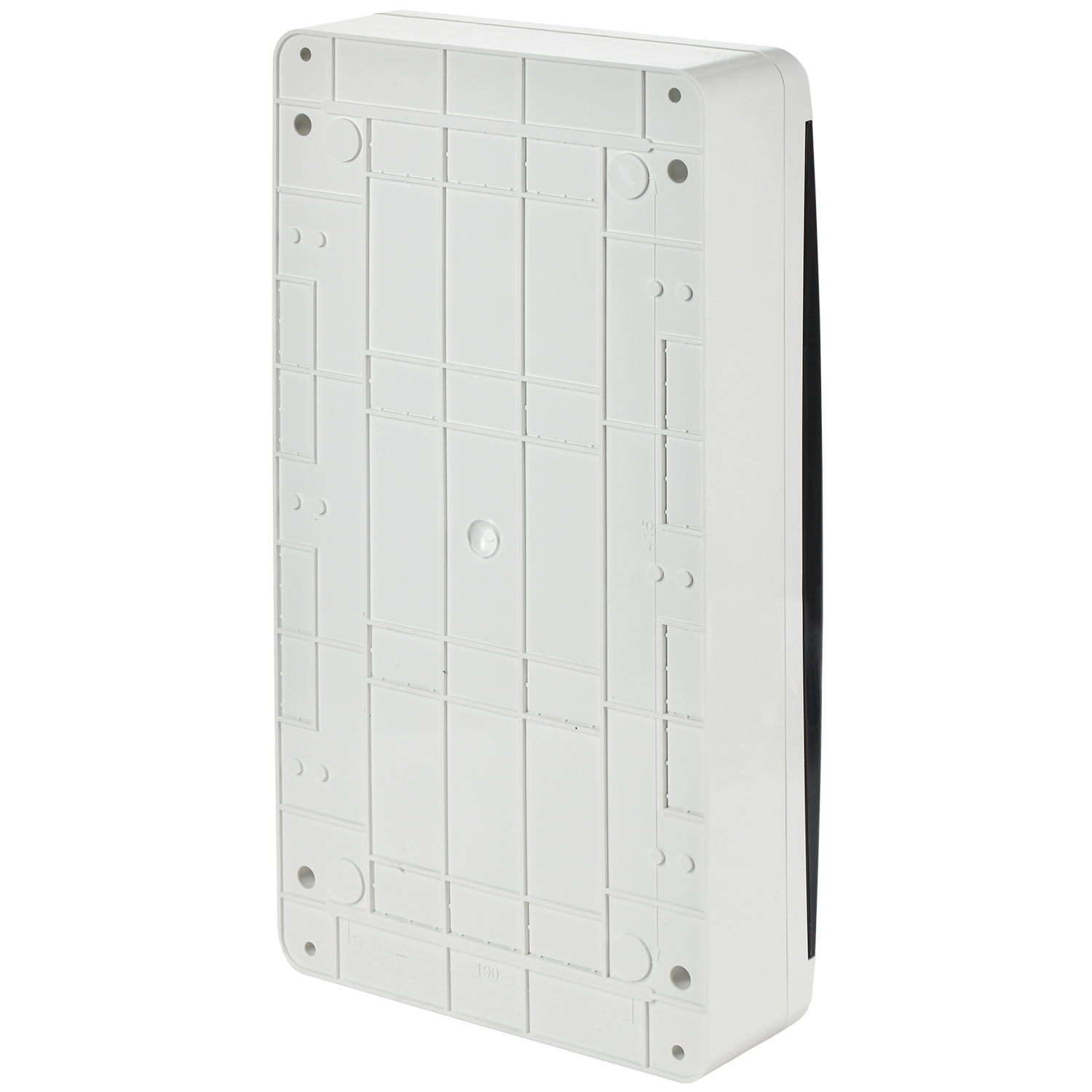 TEKFOR Корпус пластиковый ЩРН-П-36 IP41 черная прозрачная дверь IEK
